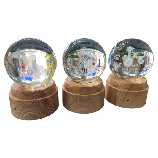 ESFERA DE LUZ GIRATORIA LED