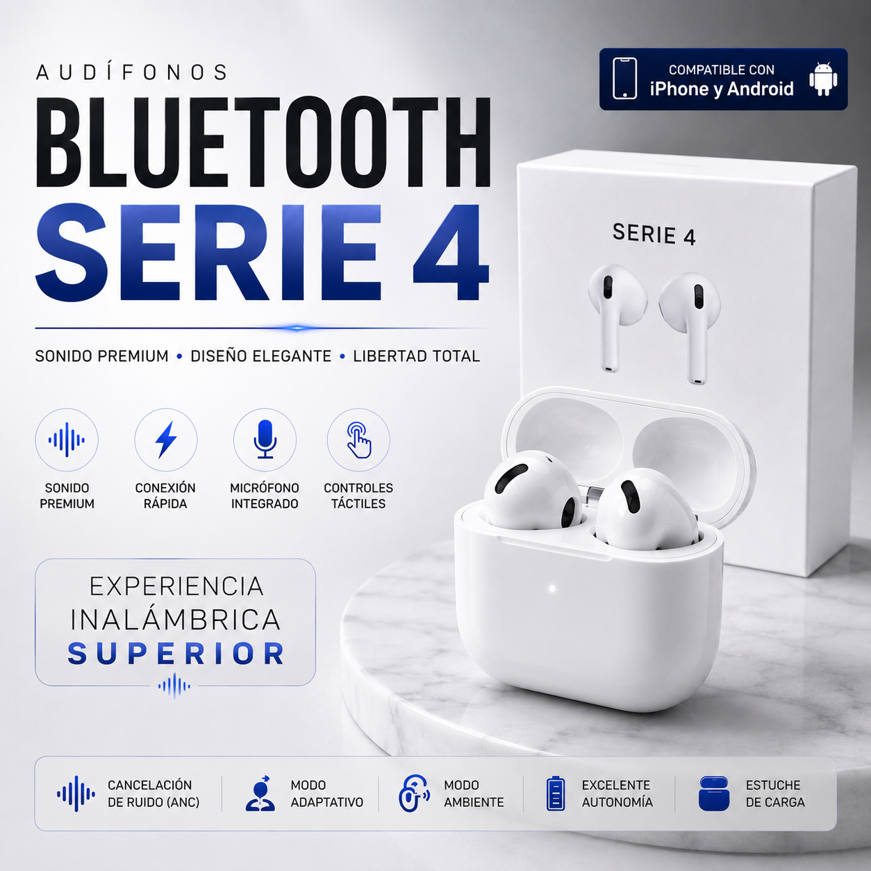 AIRPODS SERIE 4 (Inspired)