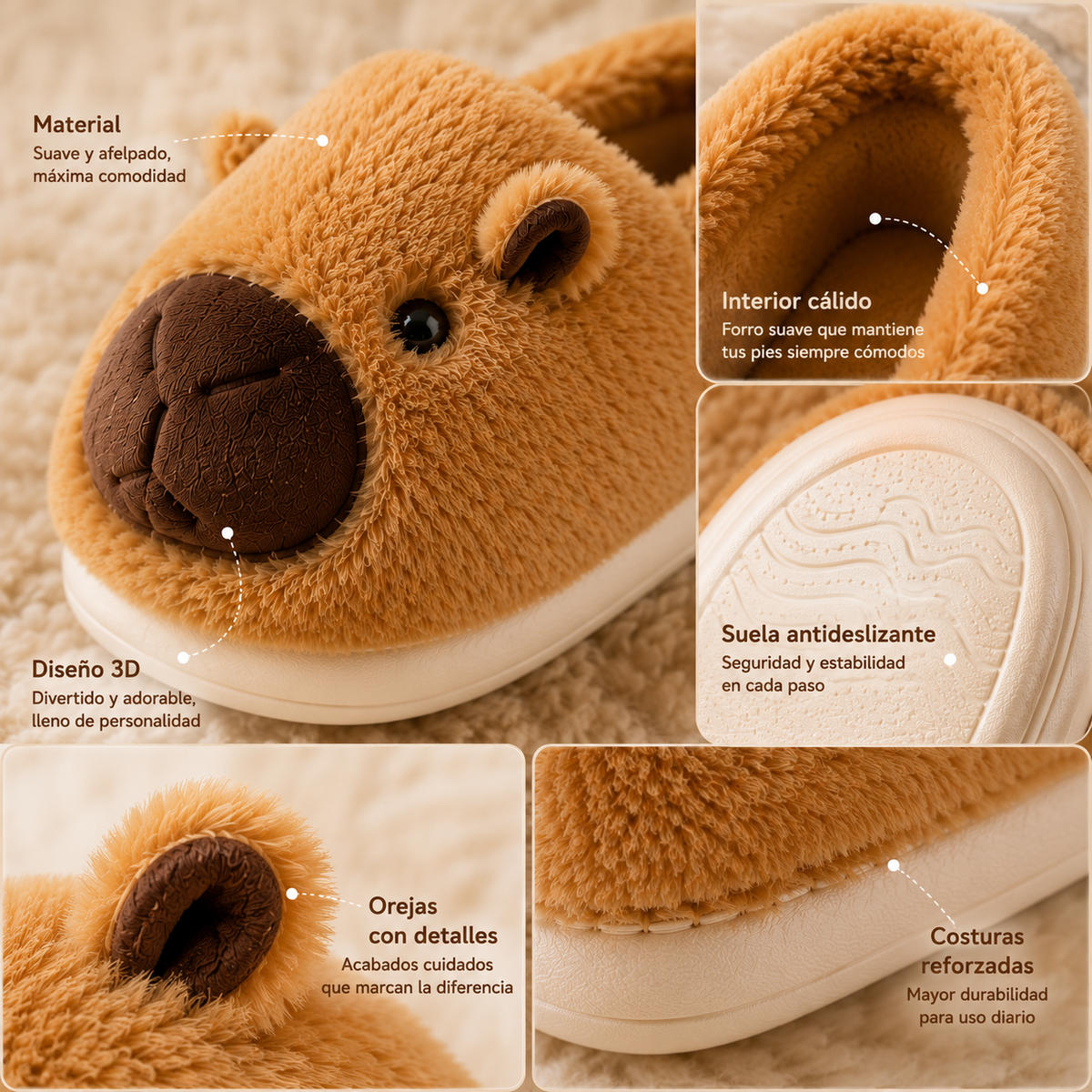 BABUCHAS CAPIBARA