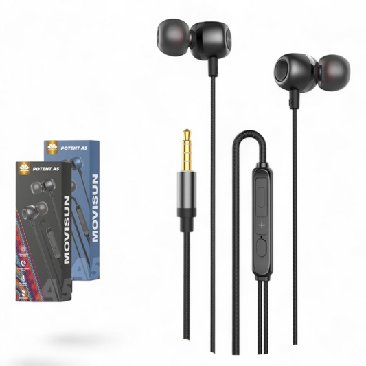 AUDÍFONOS MOVISUN POTENT-A5 – SONIDO ESTÉREO Y CABLE